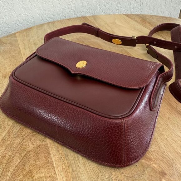 Cartier Burgendy Leather Cross Body Bag - Picture 8 of 14
